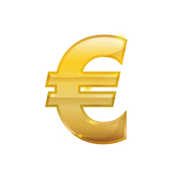 Moneda en euros — Vector de stock