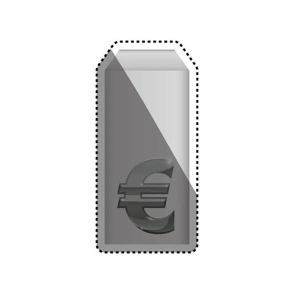 Euro geld valuta — Stockvector