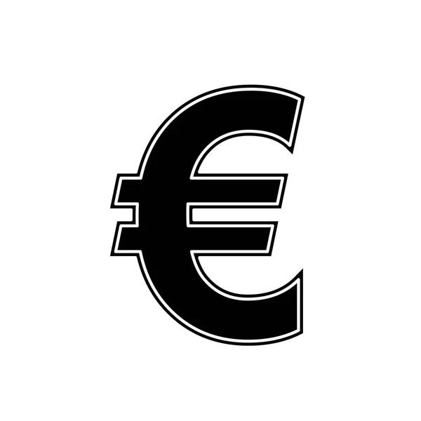 Moneda en euros — Vector de stock