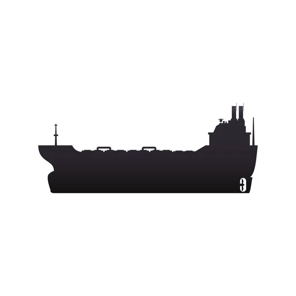 Freighter ship boat — Stock Vector