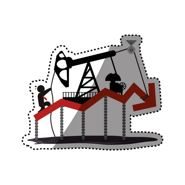 Нефтяная промышленность — стоковый вектор