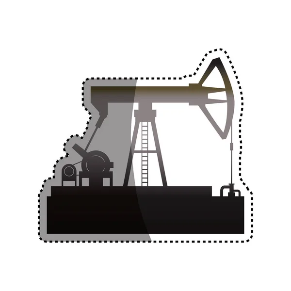 Μηχανήματα αντλία πετρελαίου — Διανυσματικό Αρχείο