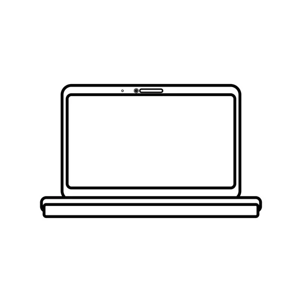 Laptop-Computertechnologie — Stockvektor