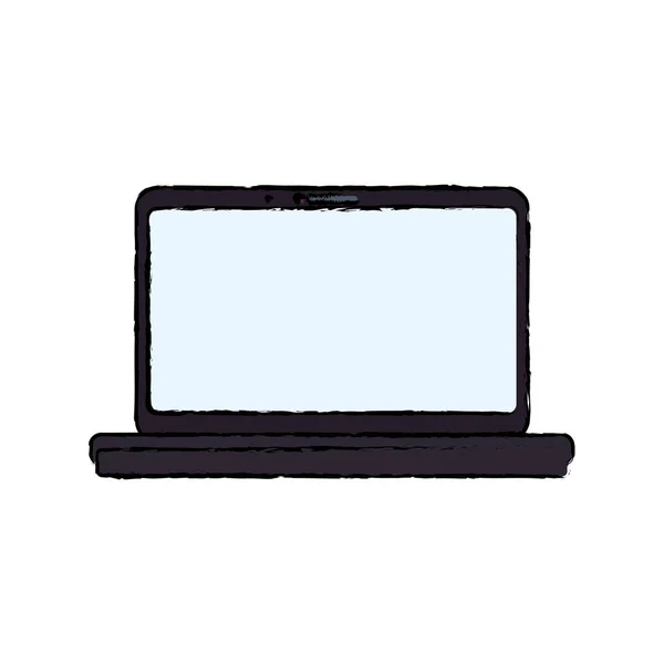 Laptop computertechnologie — Stockvector