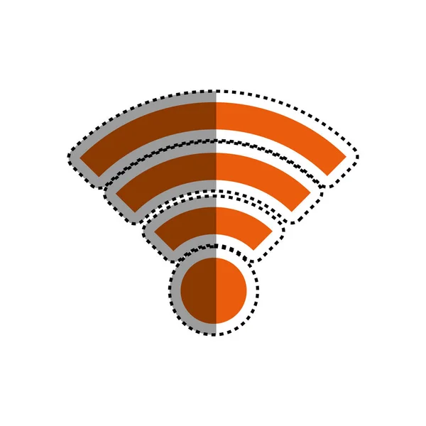 Zona wifi inalámbrica — Archivo Imágenes Vectoriales