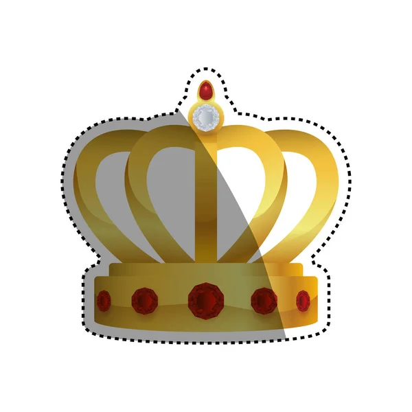 Couronne royale luxe — Image vectorielle