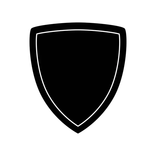 Escudo de seguridad emblema — Vector de stock