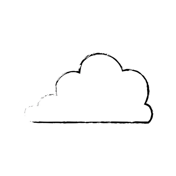 Tecnología de cloud computing — Vector de stock