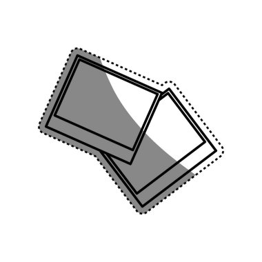 anlık fotoğraf izole