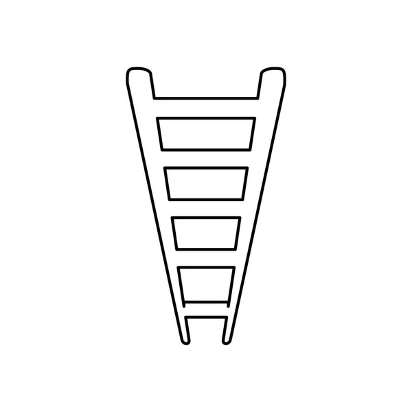 Escada ou símbolo de escada — Vetor de Stock