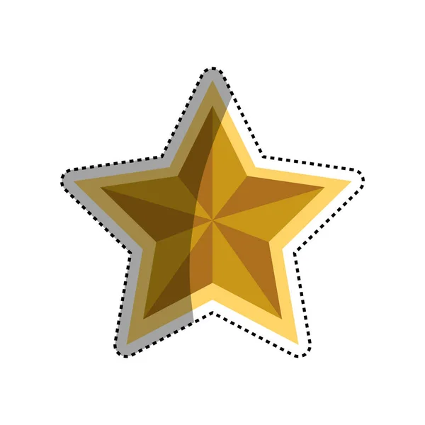 Star award symbol — Stock Vector