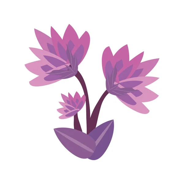 Liliom virág tavaszi kép — Stock Vector