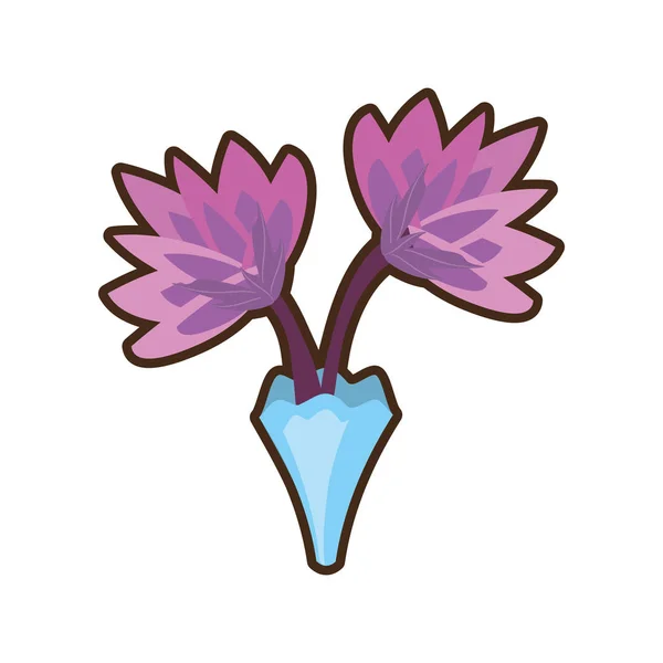 Bouquet fleur de lys image ornée — Image vectorielle