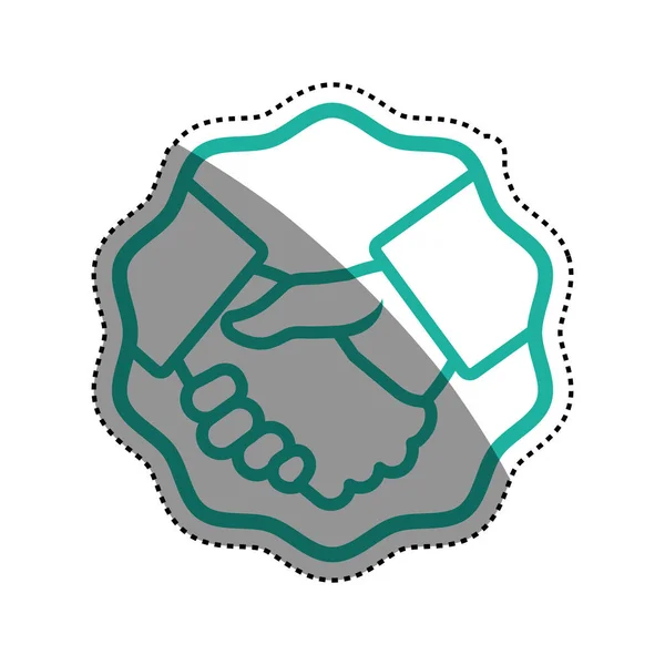 Handshake deal symbol — Stock vektor