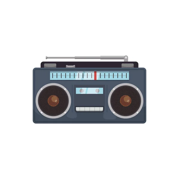 Estéreo de radio antiguo — Archivo Imágenes Vectoriales