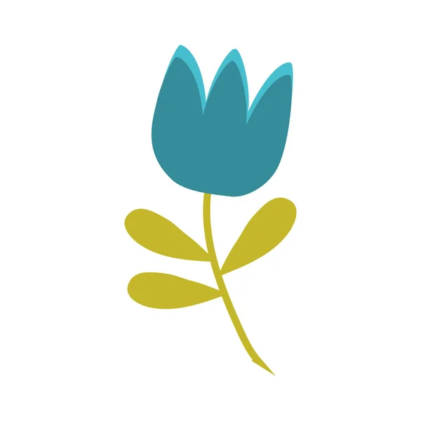 Tulipán azul flor primavera — Archivo Imágenes Vectoriales