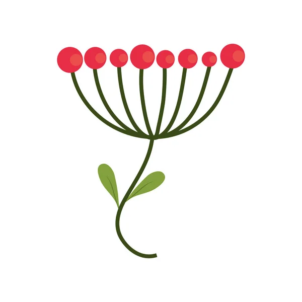 花の自然の装飾画像 — ストックベクタ