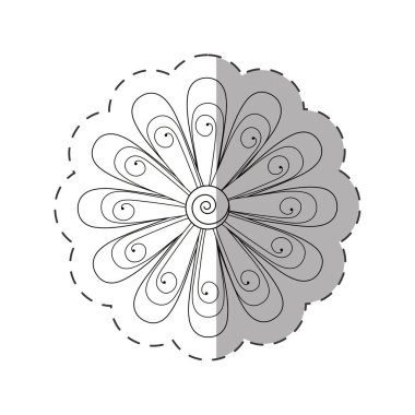 Papatya çiçek dekorasyon tek renkli