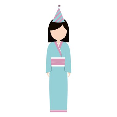 Anime avatar kimono parti var