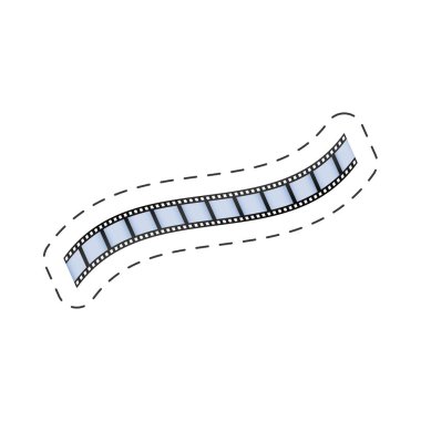 Film şeridi rulo film görüntü