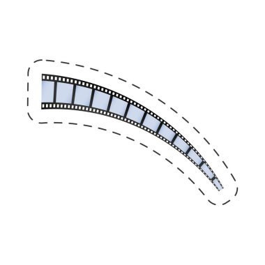 Film şeridi rulo film görüntü