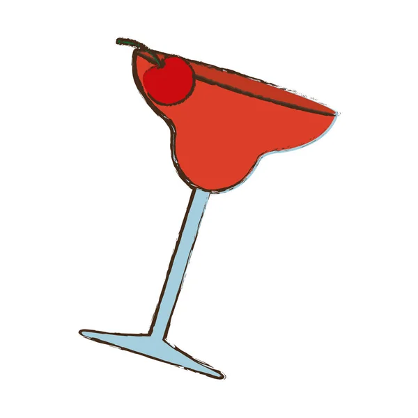 Cocktail verre tasse boisson image — Image vectorielle