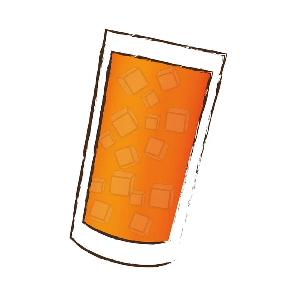 Cocktailglas cup drankje afbeelding — Stockvector
