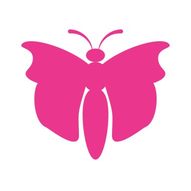 pembe kelebek simge görüntüsü