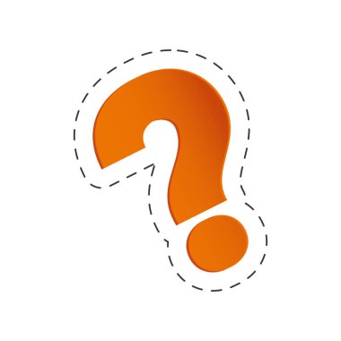 Turuncu soru işareti görüntü