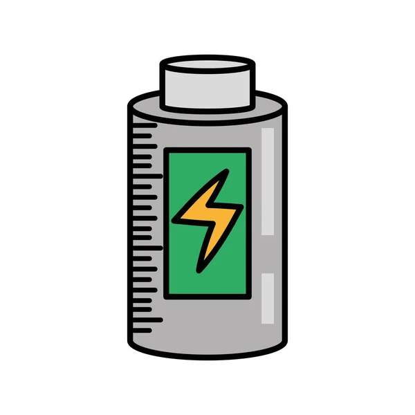 Battery charging power image — Stock Vector
