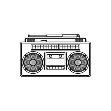 Vintage radyo stereo