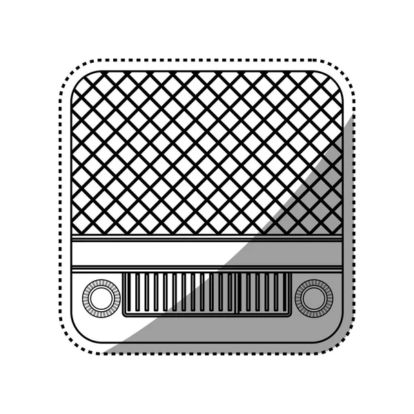 Estéreo de radio Vintage — Vector de stock