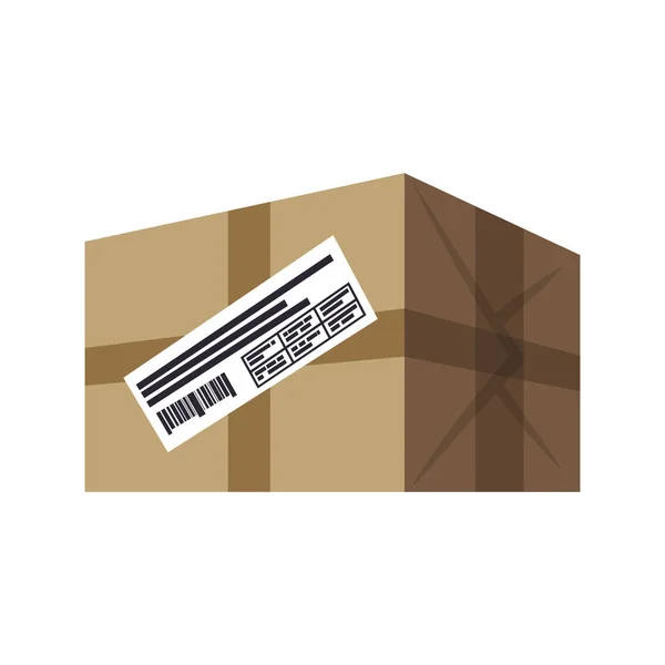 Paket pengiriman kotak - Stok Vektor