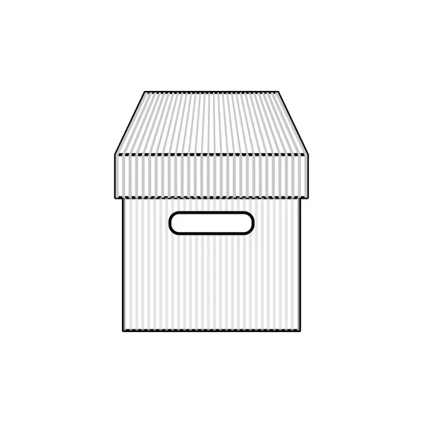 Pacote de entrega de caixa — Vetor de Stock