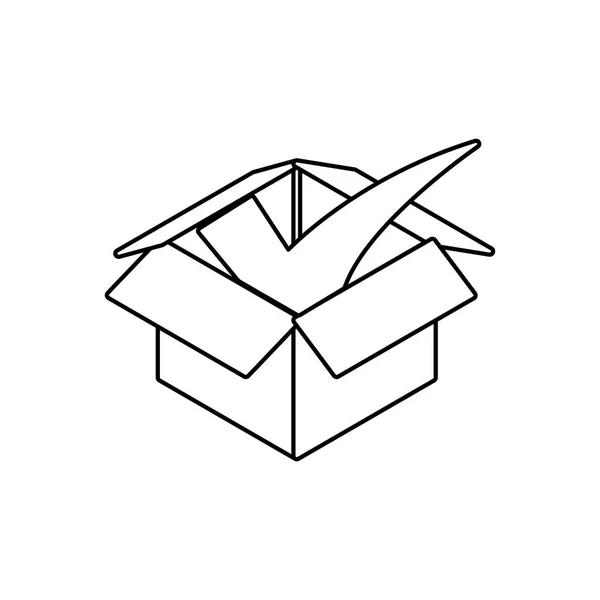 Box-Lieferung — Stockvektor