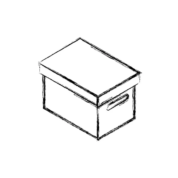 Κουτί πακέτο παράδοσης — Διανυσματικό Αρχείο