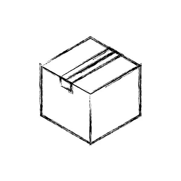 Коробка доставки пакету — стоковий вектор
