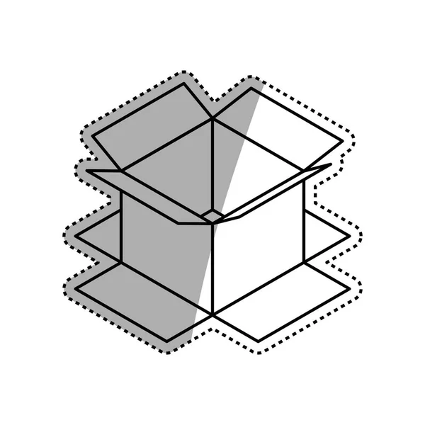 Коробка доставки пакету — стоковий вектор