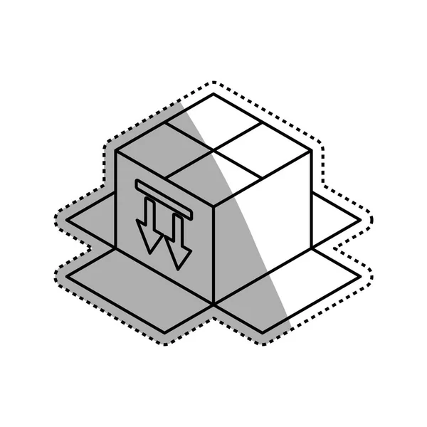 Box-Lieferung — Stockvektor