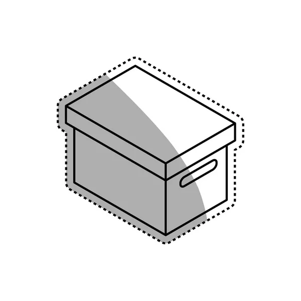 Пакет доставки коробки — стоковый вектор