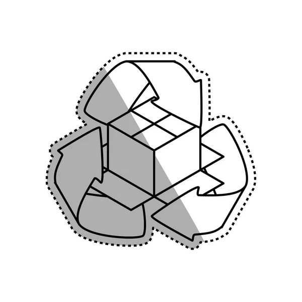 Caja paquete de entrega — Archivo Imágenes Vectoriales