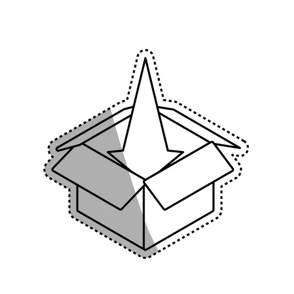 Caja paquete de entrega — Vector de stock