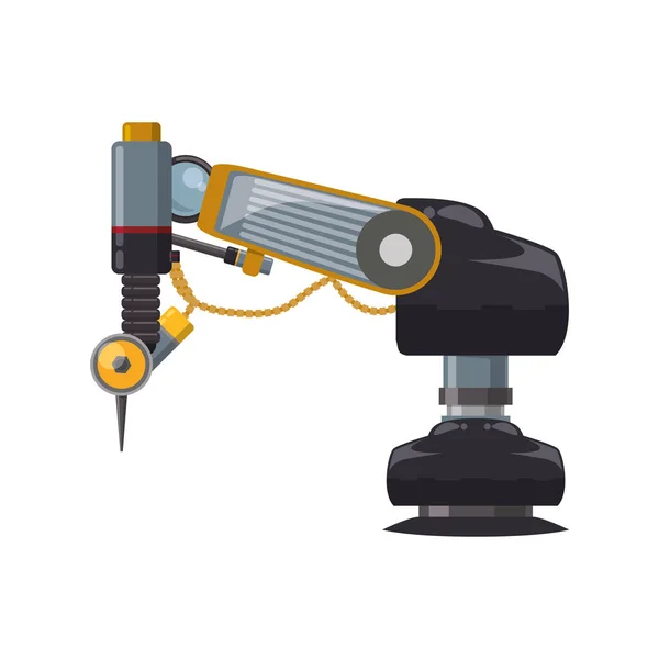 Tecnologia del braccio robotico — Vettoriale Stock