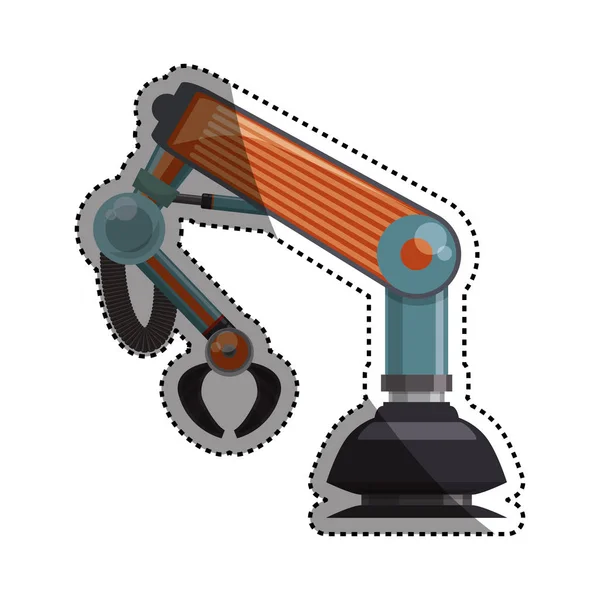 Robotarm technologie — Stockvector