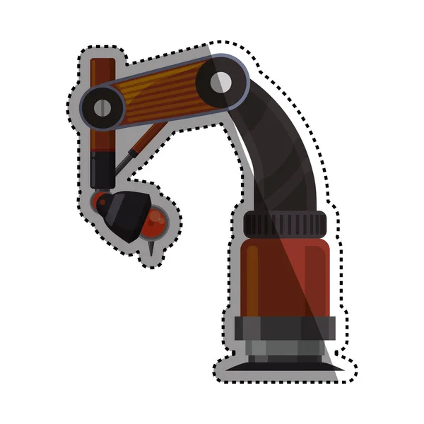 Robotik Kol teknoloji — Stok Vektör