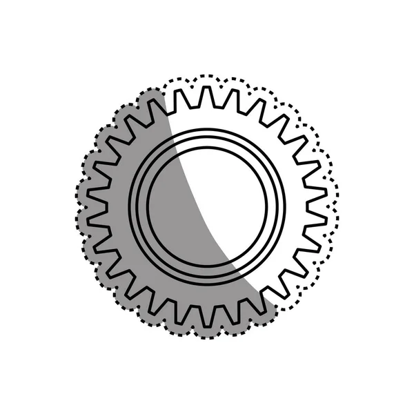 Versnelling machines stuk — Stockvector