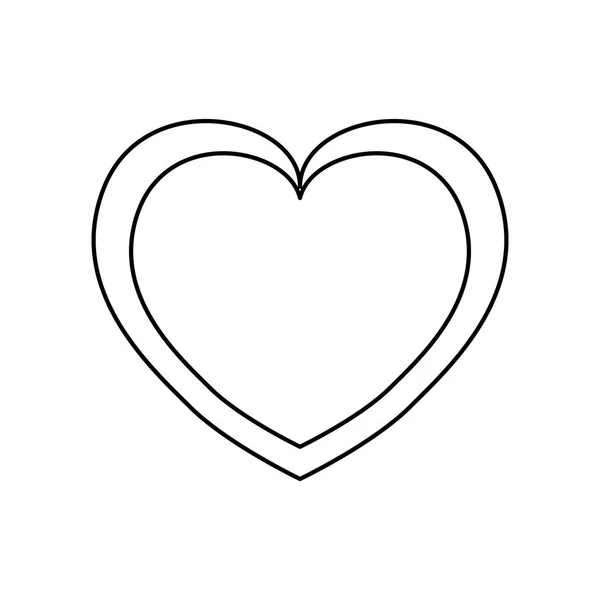 Coração e amor — Vetor de Stock