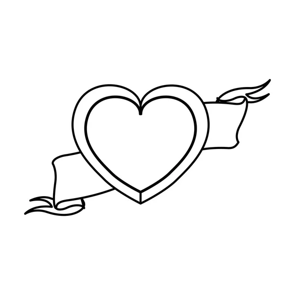Coração e amor —  Vetores de Stock