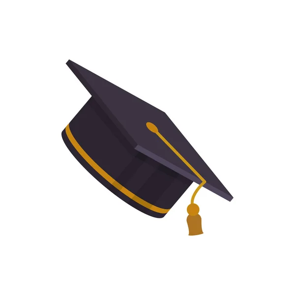 Chapéu de formatura estudante —  Vetores de Stock