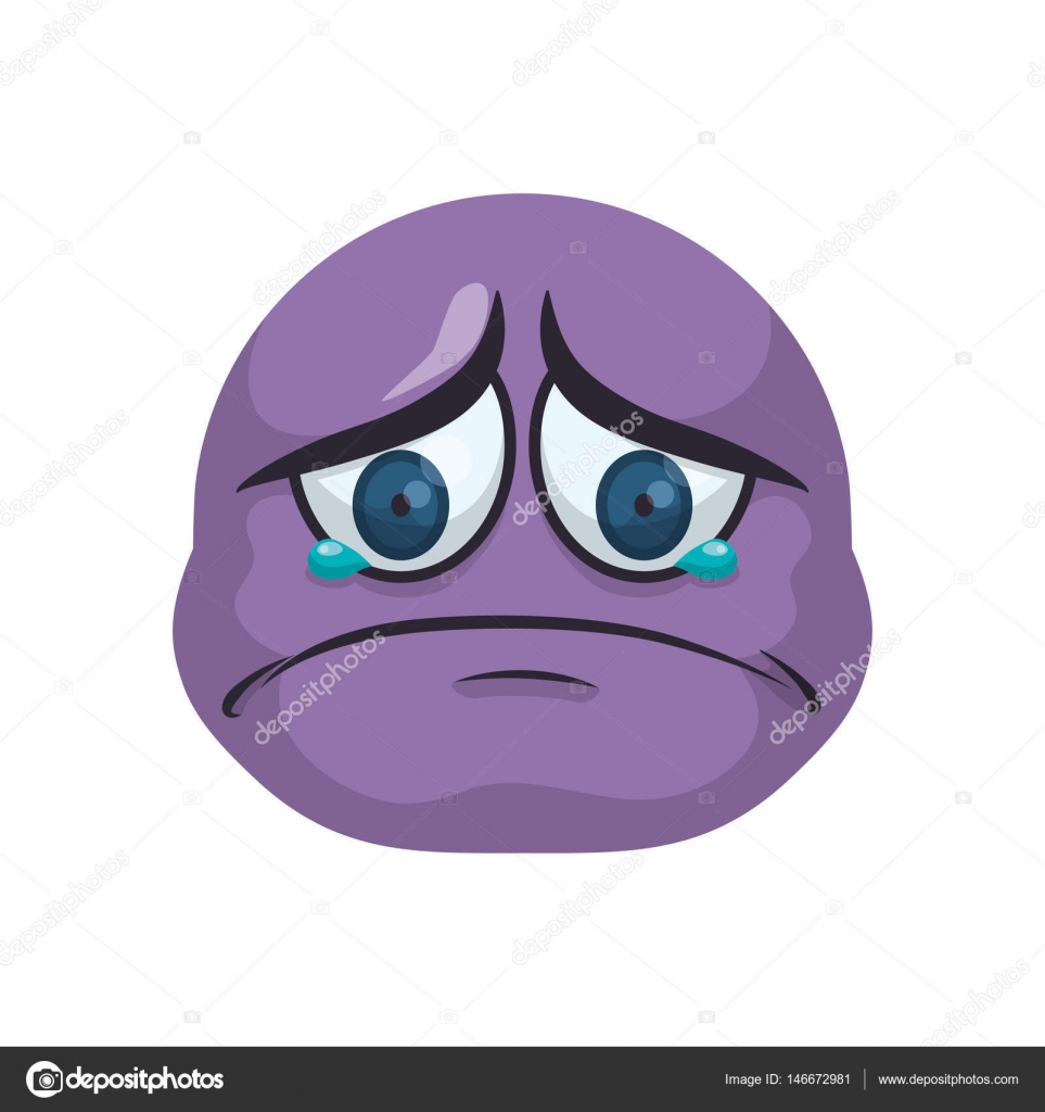 Visage Triste Caricature Image Vectorielle Djv 146672981